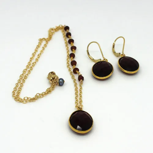 Garnet Earrings