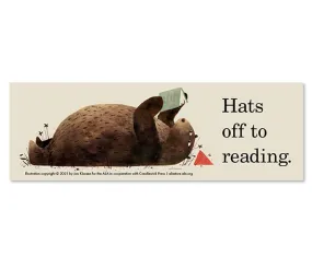 Hats Off to Reading Bookmark