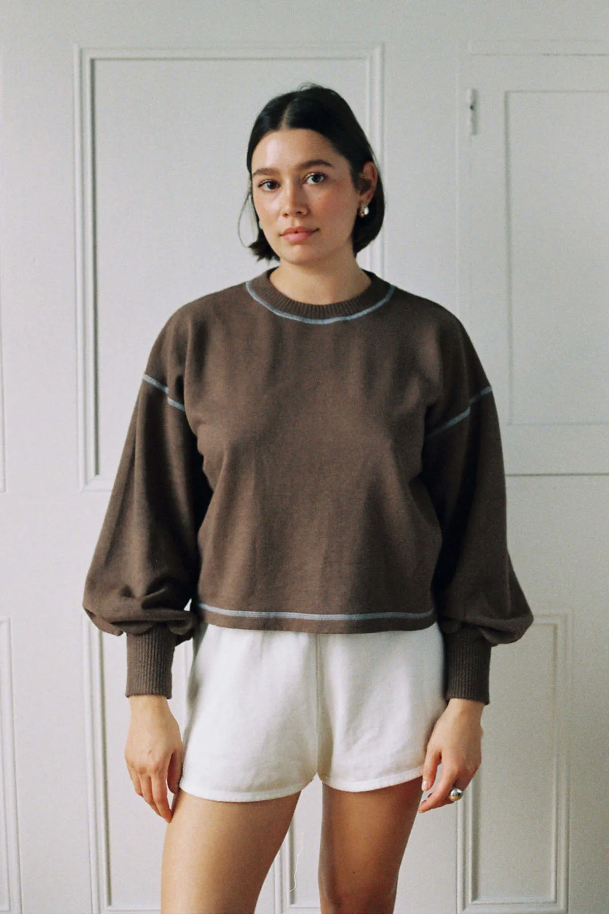 Hemp Cloud Sweater - Carob