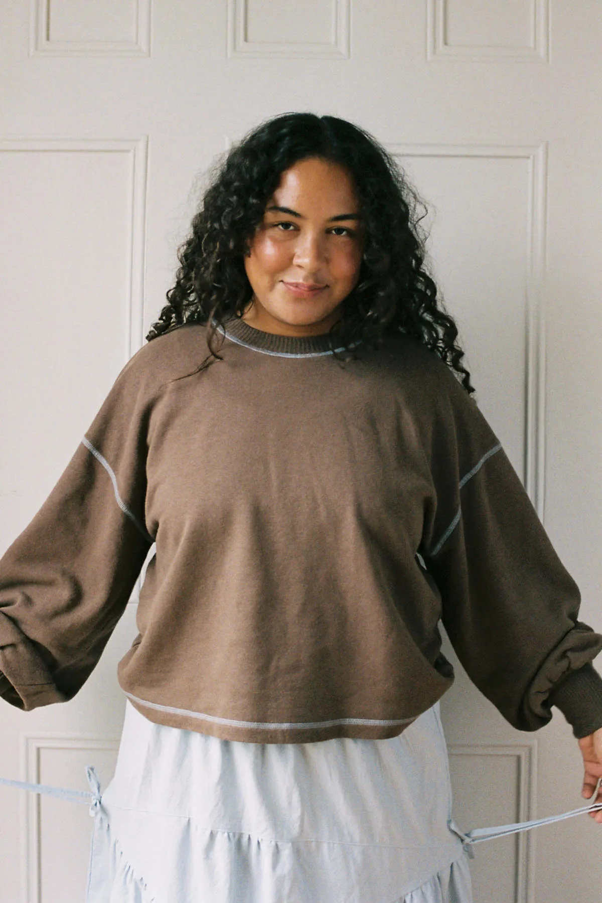 Hemp Cloud Sweater - Carob