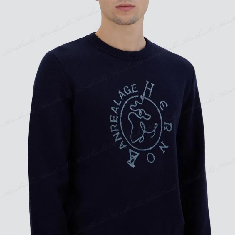 HERNO  |Crew Neck Unisex Wool Street Style Collaboration