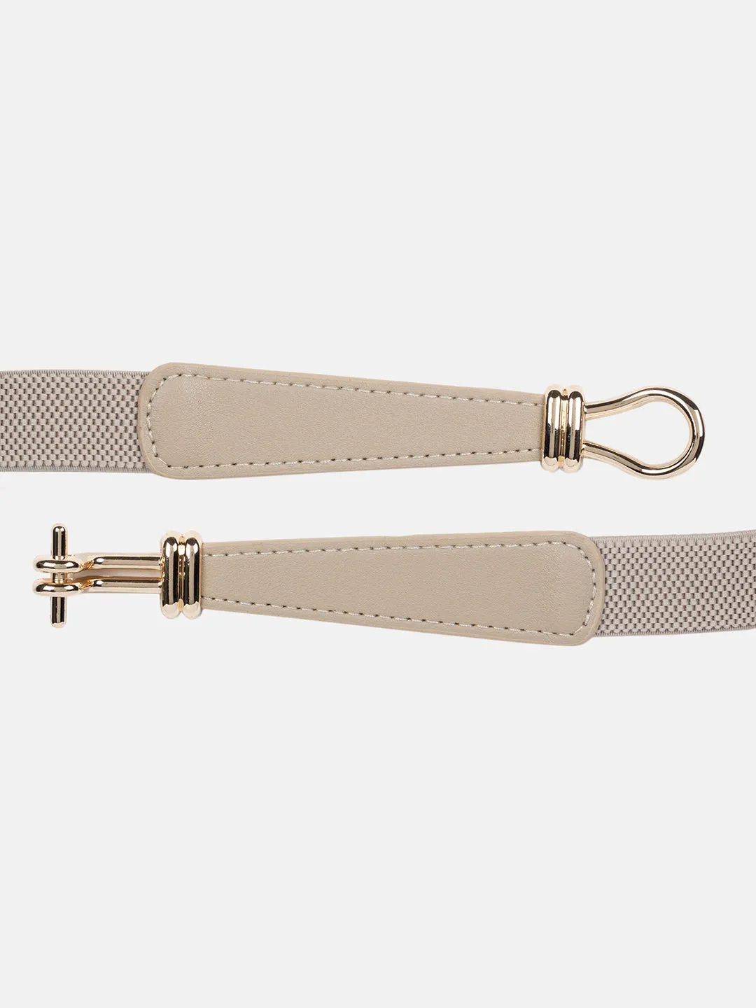 Interlock Buckle Thin Belt