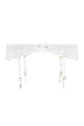 Ivory Lace Suspender Belt