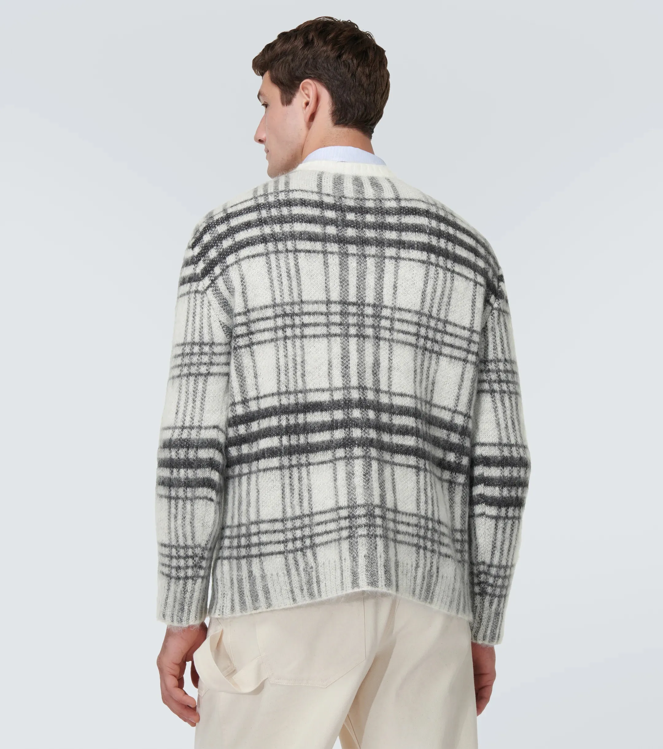 J W ANDERSON  |Other Plaid Patterns Unisex Wool Street Style Long Sleeves