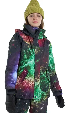 jacket Burton Elodie 2L - Painted Planets - girl´s