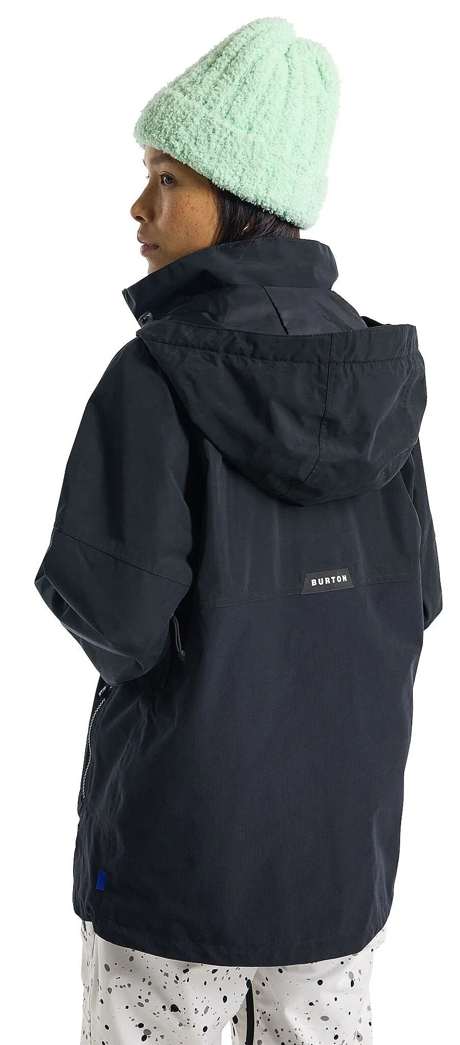 jacket Burton Frostner 2L Anorak - True Black/Stout White - women´s