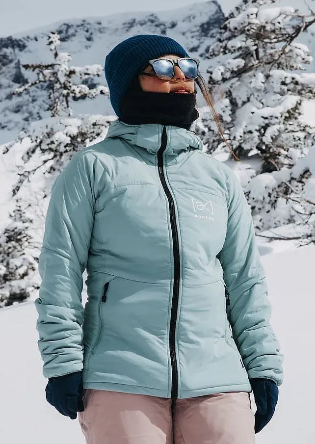 jacket Burton Helium AK Hooded Stretch Insulated - Petrol Green - women´s