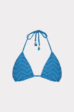 Jacquard String Bikini Top