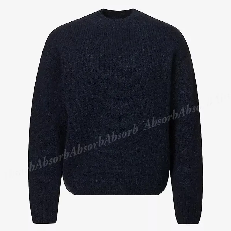 JACQUEMUS  |Crew Neck Wool Street Style Long Sleeves Plain Logo Sweaters