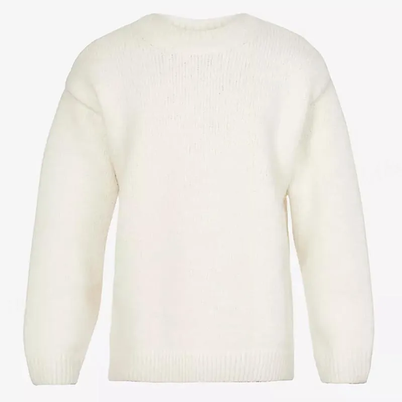 JACQUEMUS  |Crew Neck Wool Street Style Long Sleeves Plain Logo Sweaters