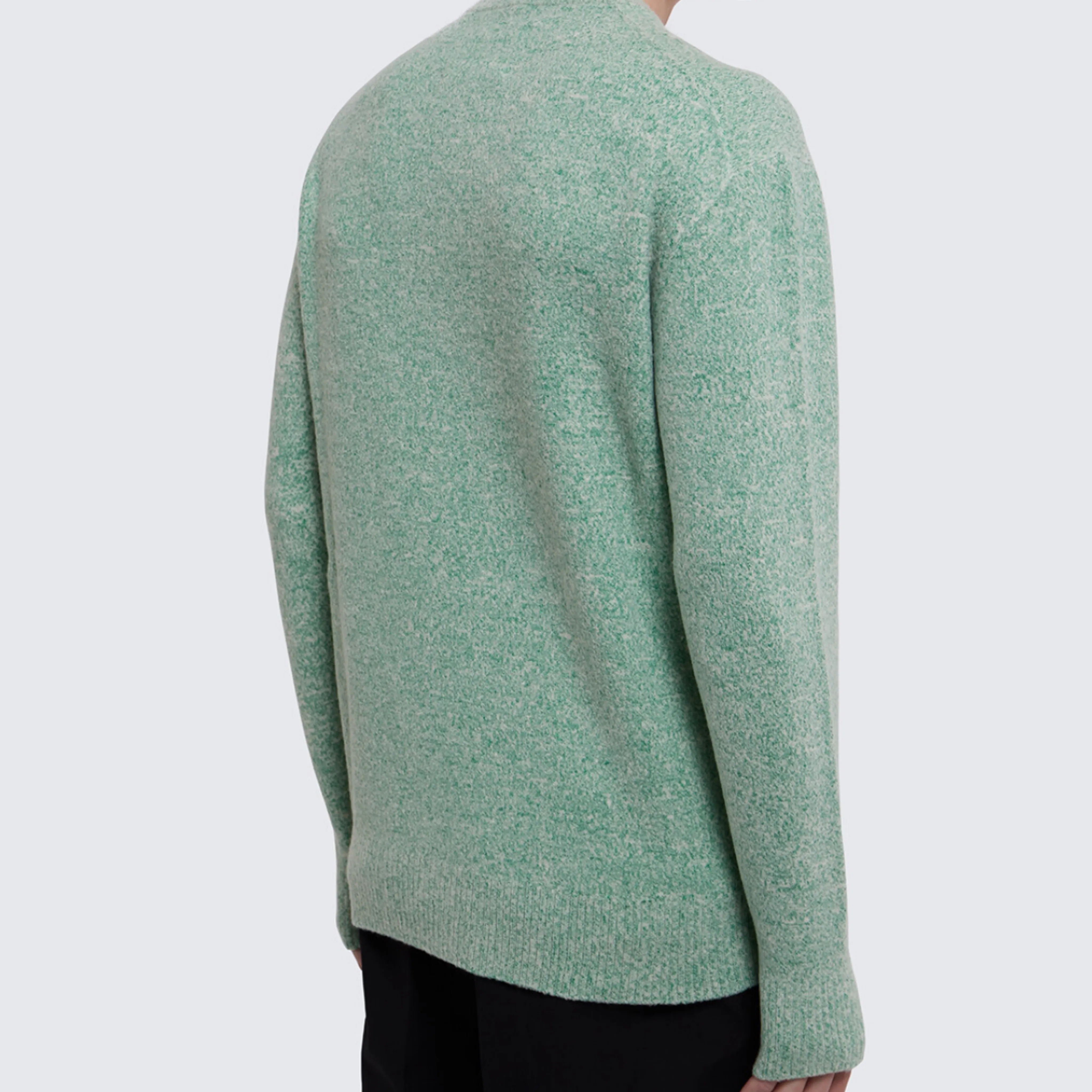 Jil Sander  |Crew Neck Unisex Wool Long Sleeves Plain Designers Sweaters