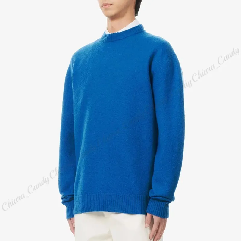 Jil Sander  |Crew Neck Wool Street Style Long Sleeves Plain Designers