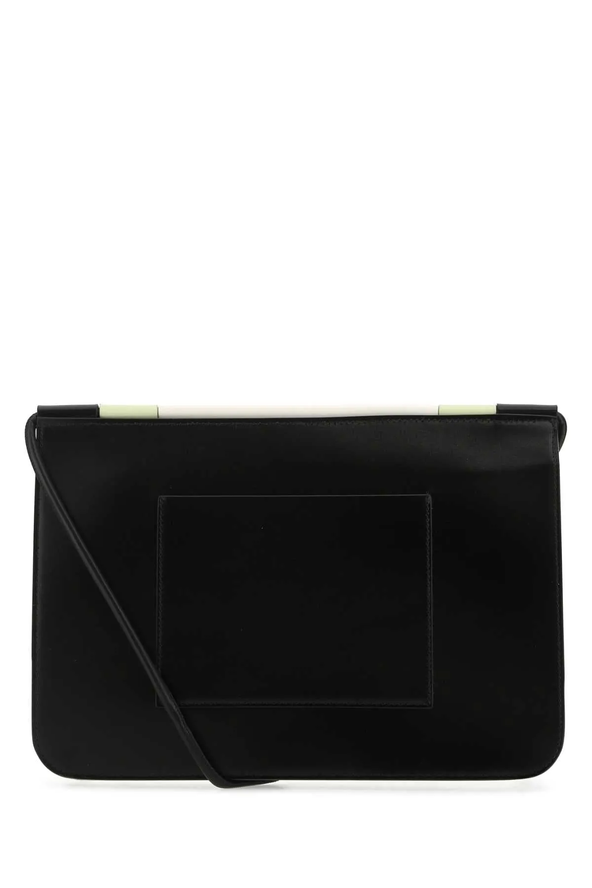 Jil Sander Logo Printed Colour-Block Panelled Shoulder Bag