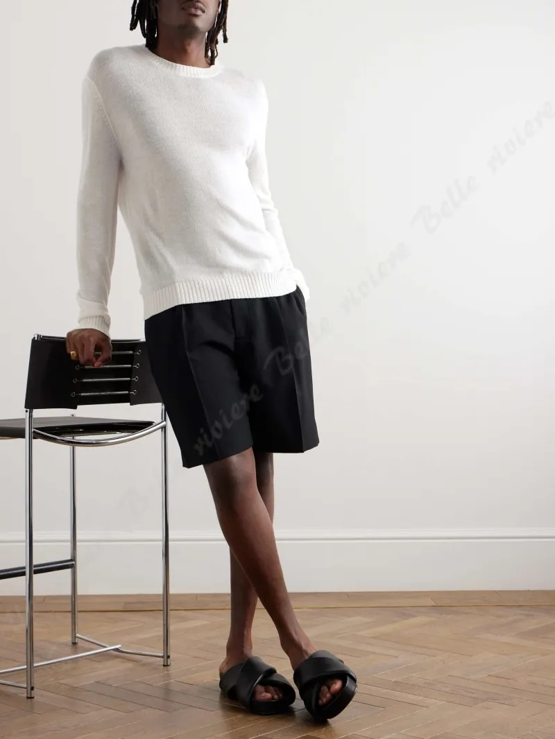 Jil Sander  |Wool Street Style Long Sleeves Plain Designers Sweaters