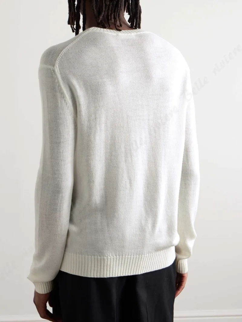 Jil Sander  |Wool Street Style Long Sleeves Plain Designers Sweaters