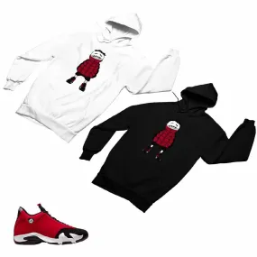 Jordan 14 Retro Gym Red Matching Custom Designed Hoodies JD 14-7-15