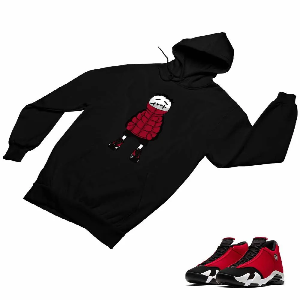 Jordan 14 Retro Gym Red Matching Custom Designed Hoodies JD 14-7-15