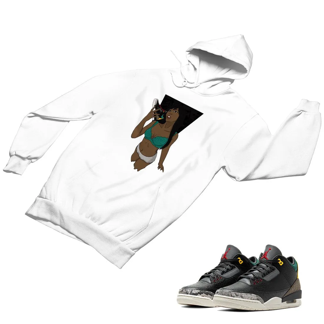 Jordan 3 Animal Matching Custom Designed Hoodies JD 3-11-12