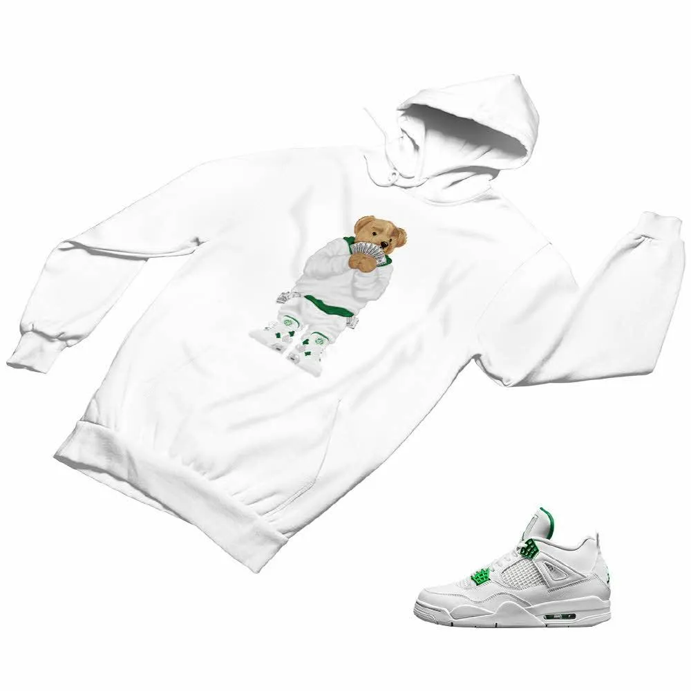 Jordan 4 Green Matching Custom Designed Hoodies JD 4-23-50