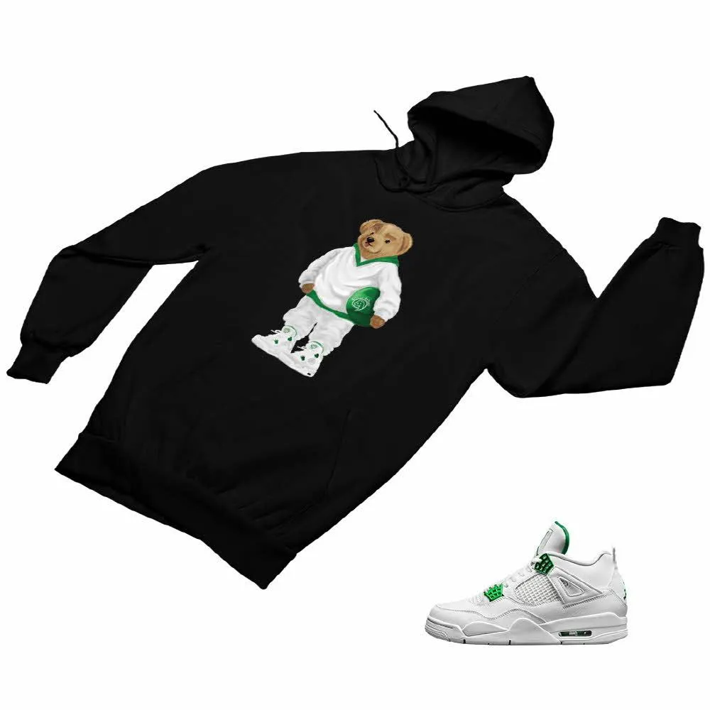 Jordan 4 Green Matching Custom Designed Hoodies JD 4-23-51