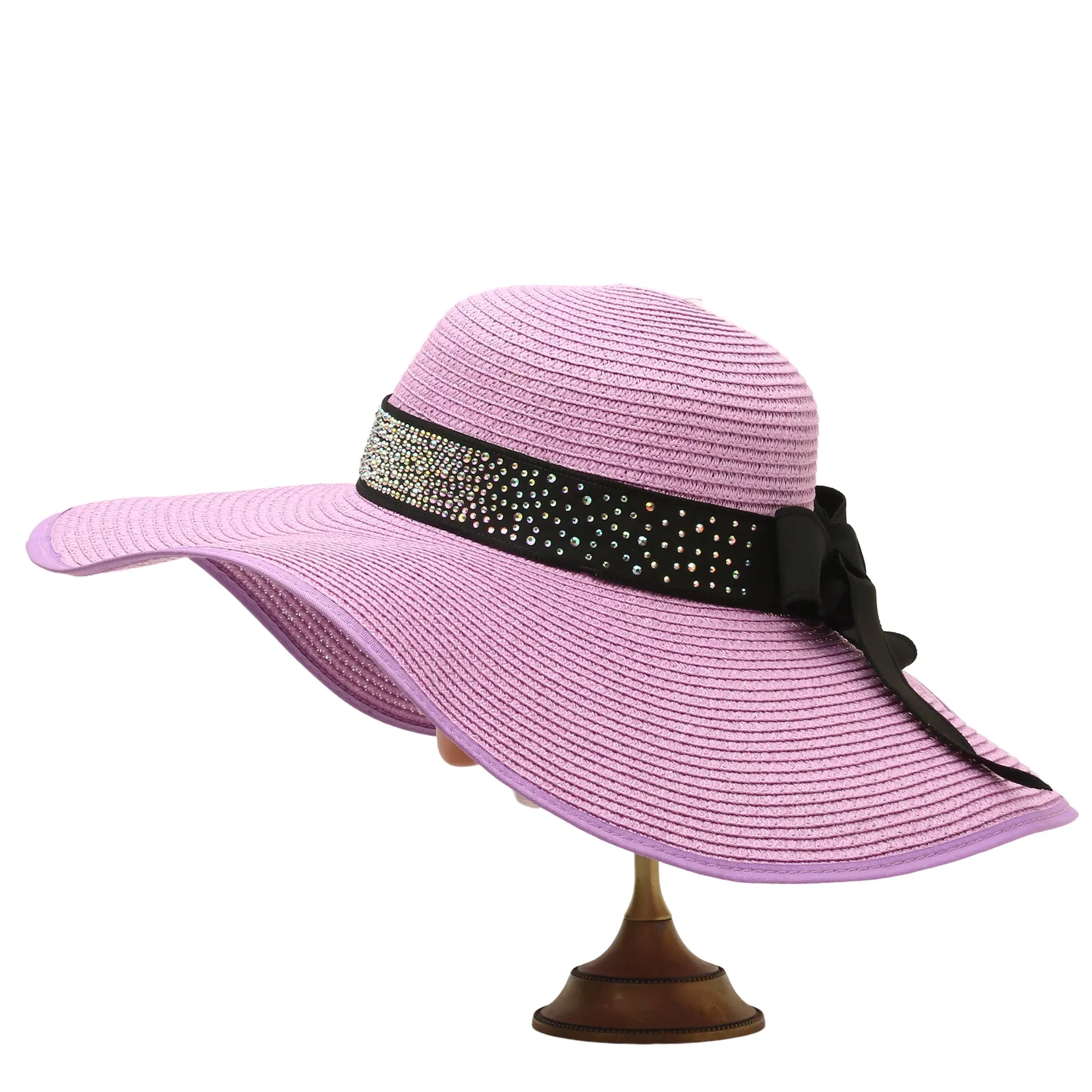 Kate Designer Beach Hat in Lilac