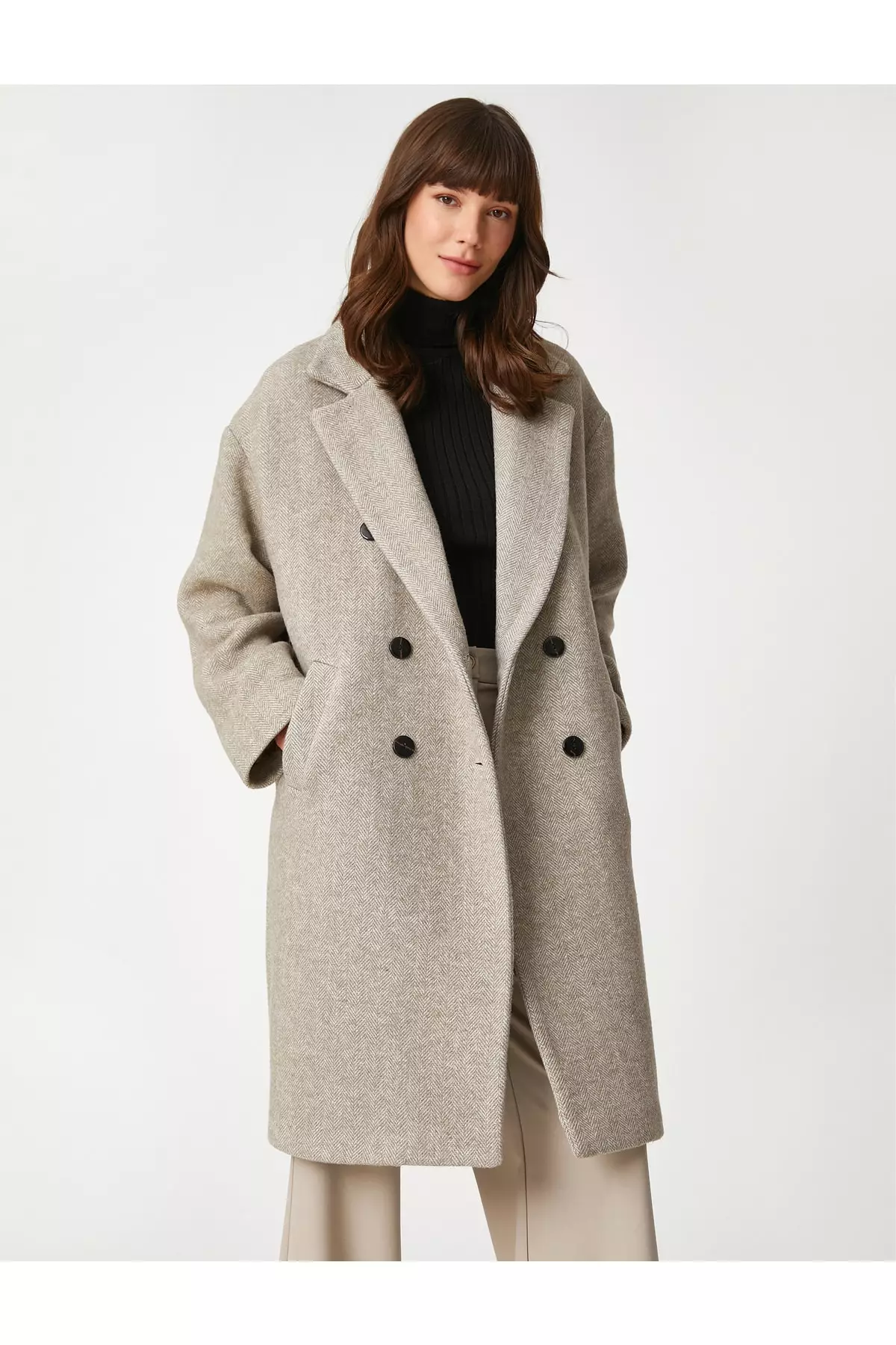 KOTON Pattern Coat