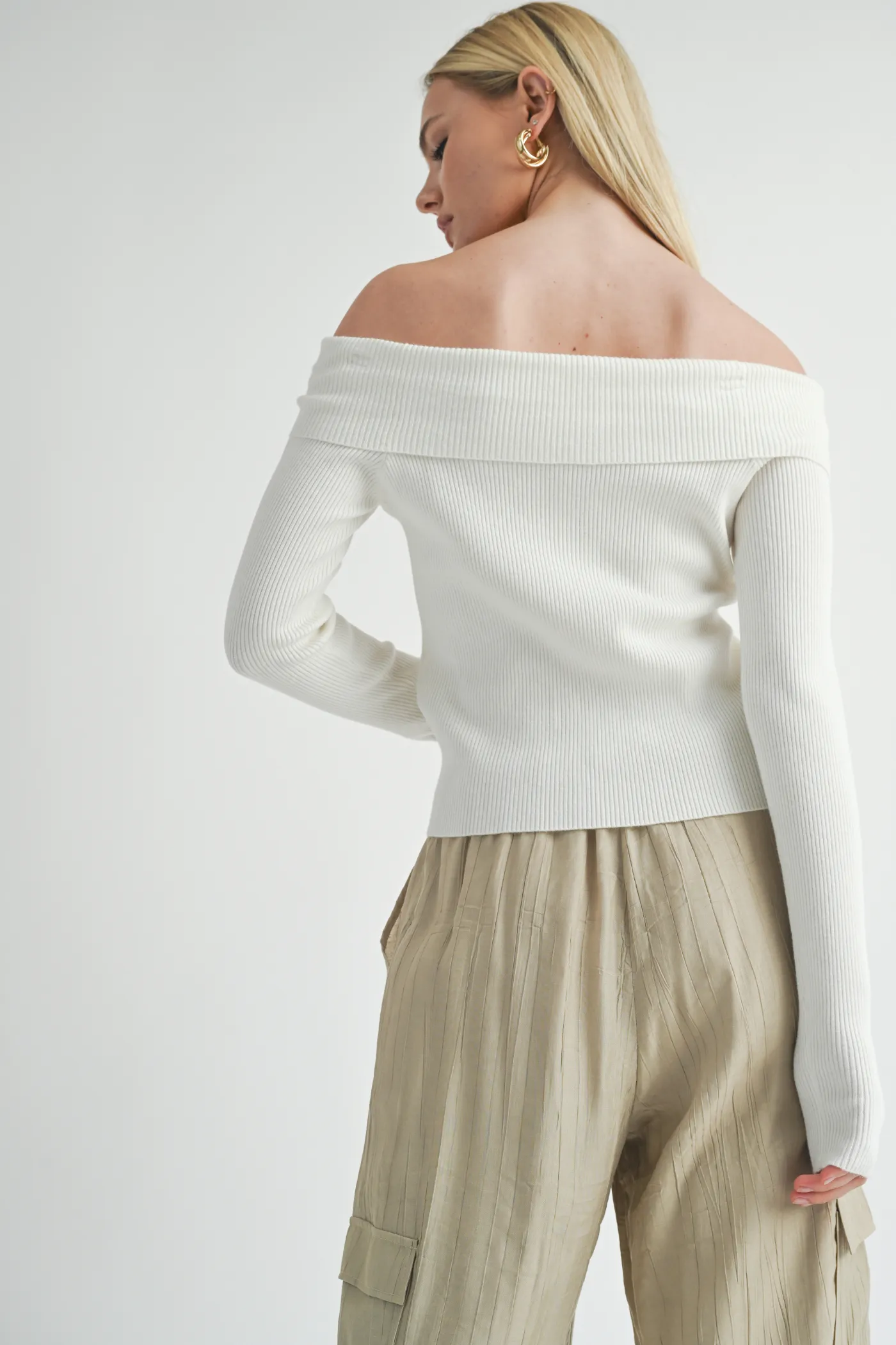 Larissa Rose Off-Shoulder Sweater