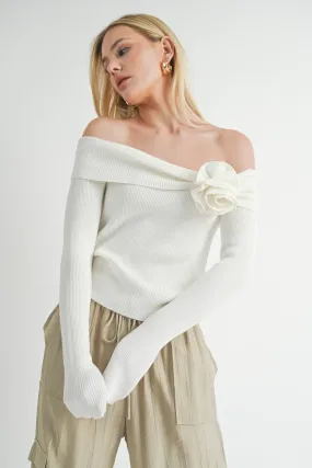 Larissa Rose Off-Shoulder Sweater