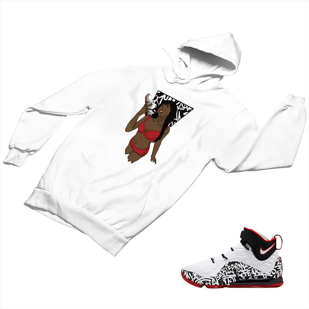 LeBron 17 Graffiti Matching Custom Designed Hoodies NLB17 1-4-11