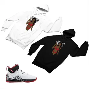 LeBron 17 Graffiti Matching Custom Designed Hoodies NLB17 1-4-11