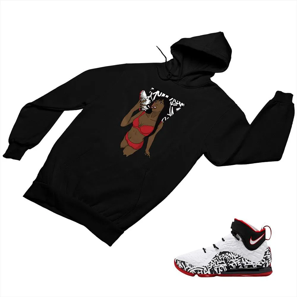 LeBron 17 Graffiti Matching Custom Designed Hoodies NLB17 1-4-11