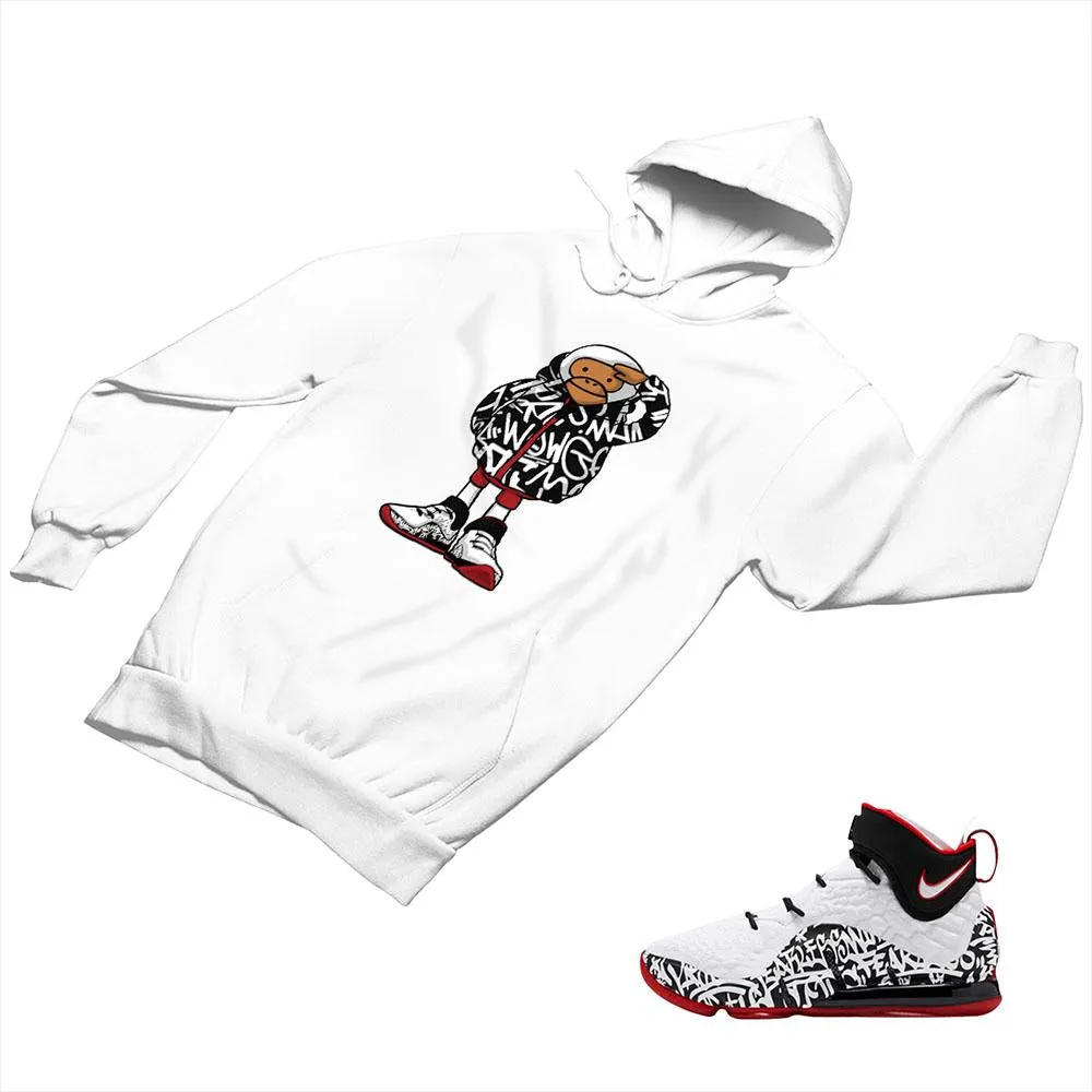 LeBron 17 Graffiti Matching Custom Designed Hoodies NLB17 1-4-13