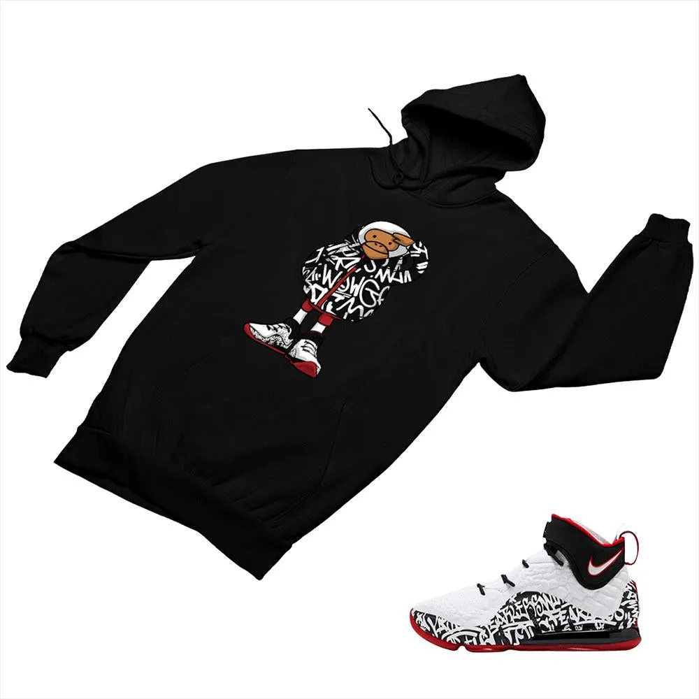 LeBron 17 Graffiti Matching Custom Designed Hoodies NLB17 1-4-13