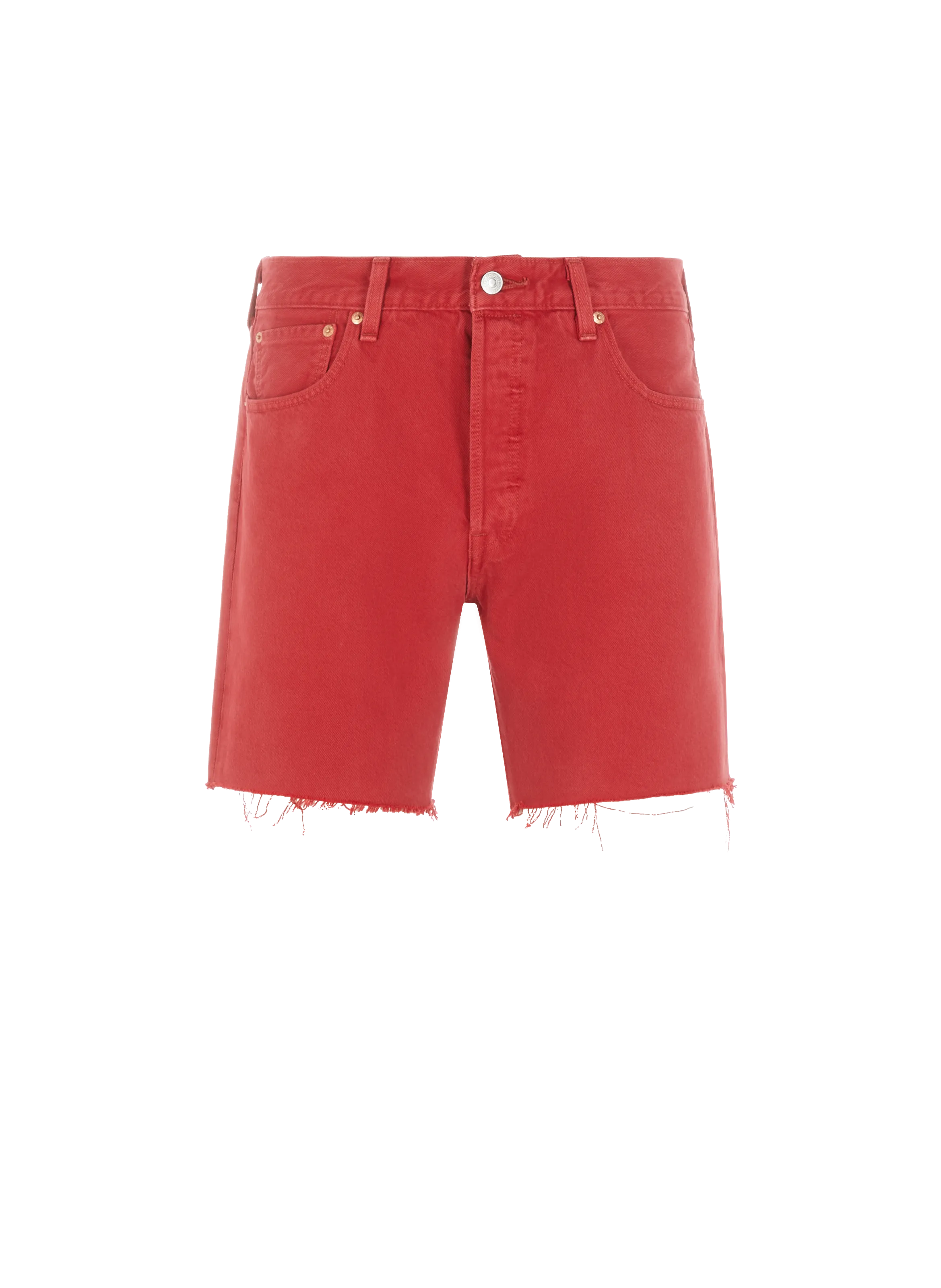 Levi's  501 denim shorts - Red