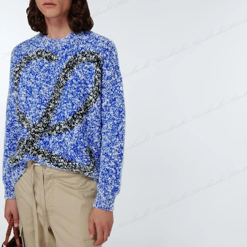 LOEWE  |Crew Neck Wool Street Style Long Sleeves Logo Luxury