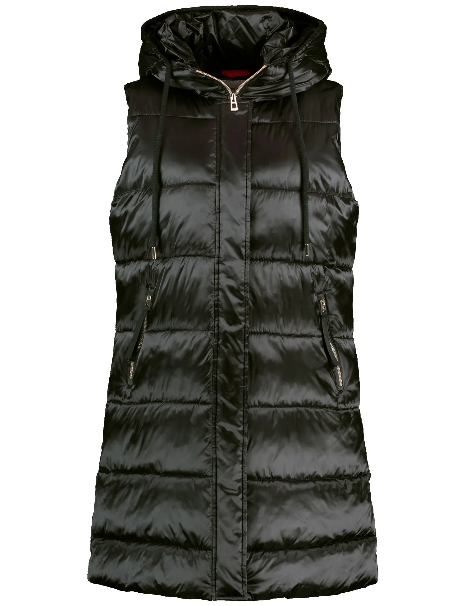 Long body warmer with a hood