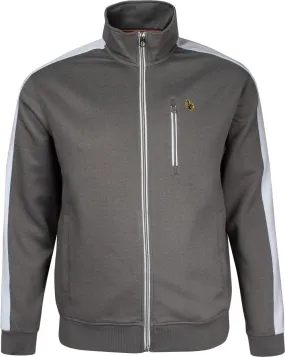 Luke 1977 Moore Track Top - Mid Grey Marl