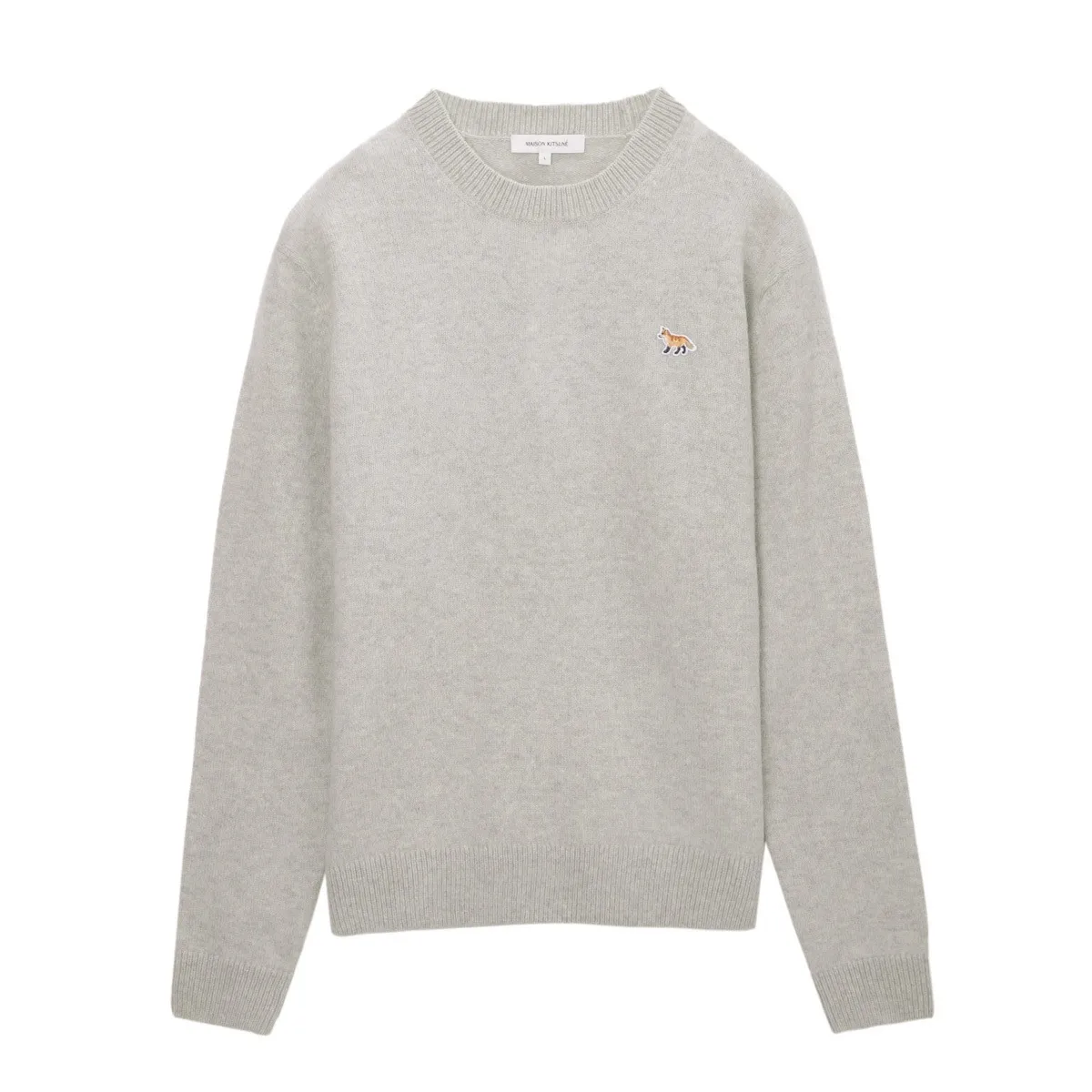 MAISON KITSUNE  |Crew Neck Unisex Wool Street Style Long Sleeves Plain