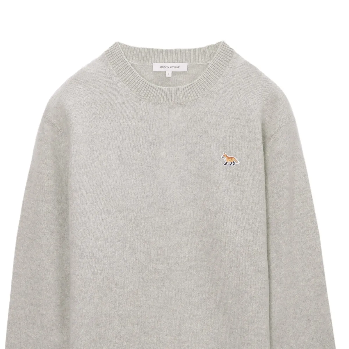 MAISON KITSUNE  |Crew Neck Unisex Wool Street Style Long Sleeves Plain