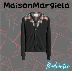 Maison Margiela  |Other Plaid Patterns Unisex Blended Fabrics Street Style