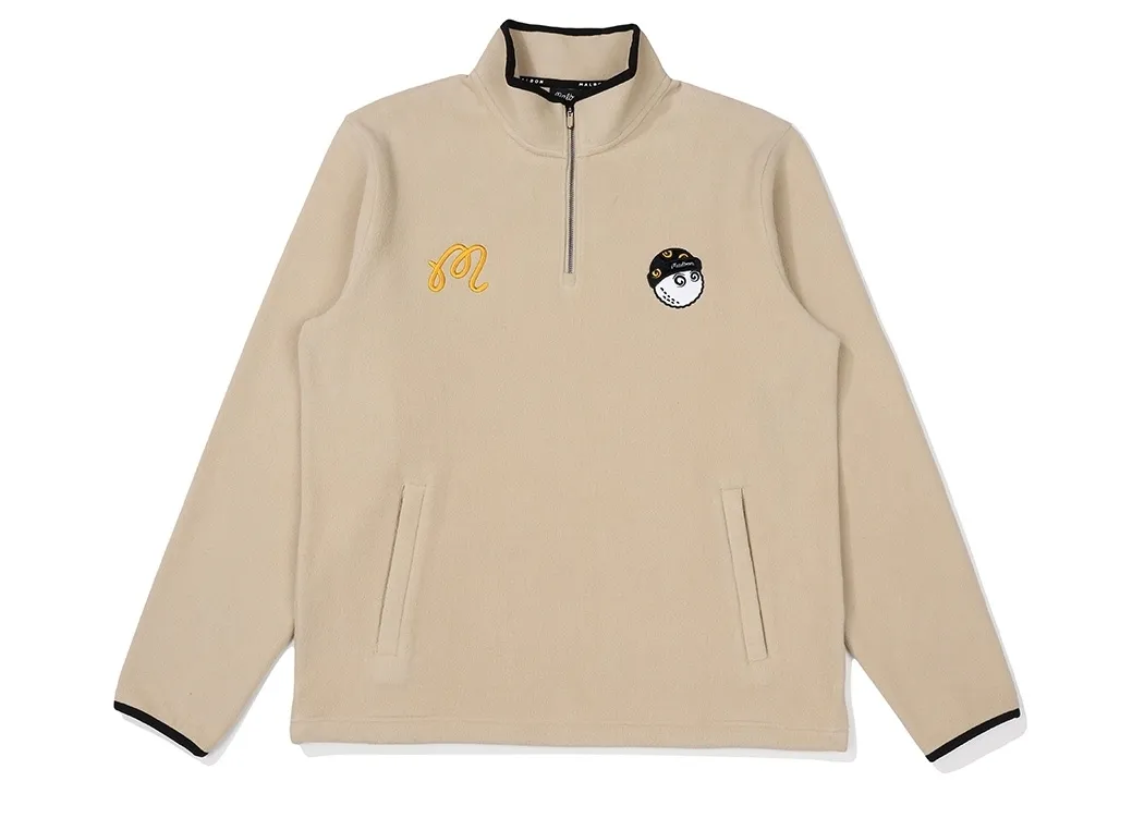 Malbon Golf  |Street Style Long Sleeves Plain Logo Sweatshirts