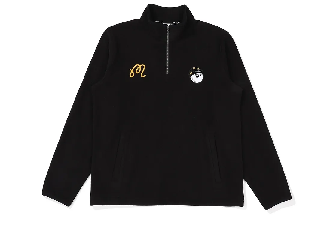 Malbon Golf  |Street Style Long Sleeves Plain Logo Sweatshirts