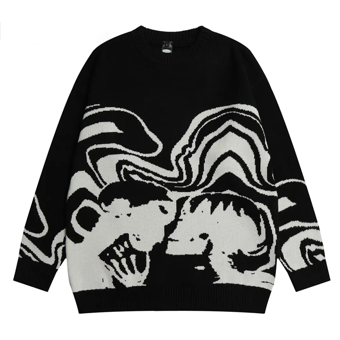 Memento Mori Oversized Knit Sweater