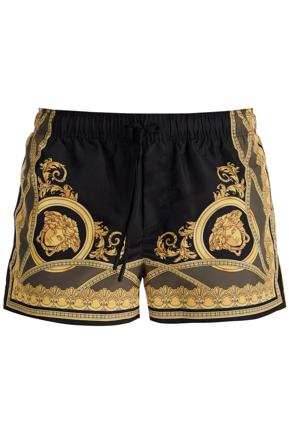 men's swim trunks 'the 1016217 1A11364 BLACK+DARK OLIVE+GOLD