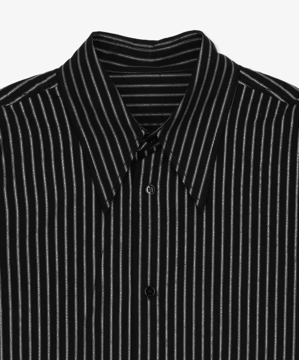 MM6 Maison Margiela  |Stripes Street Style Plain Short Sleeves Logo Shirts