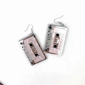 Music Cassette Tape Earrings