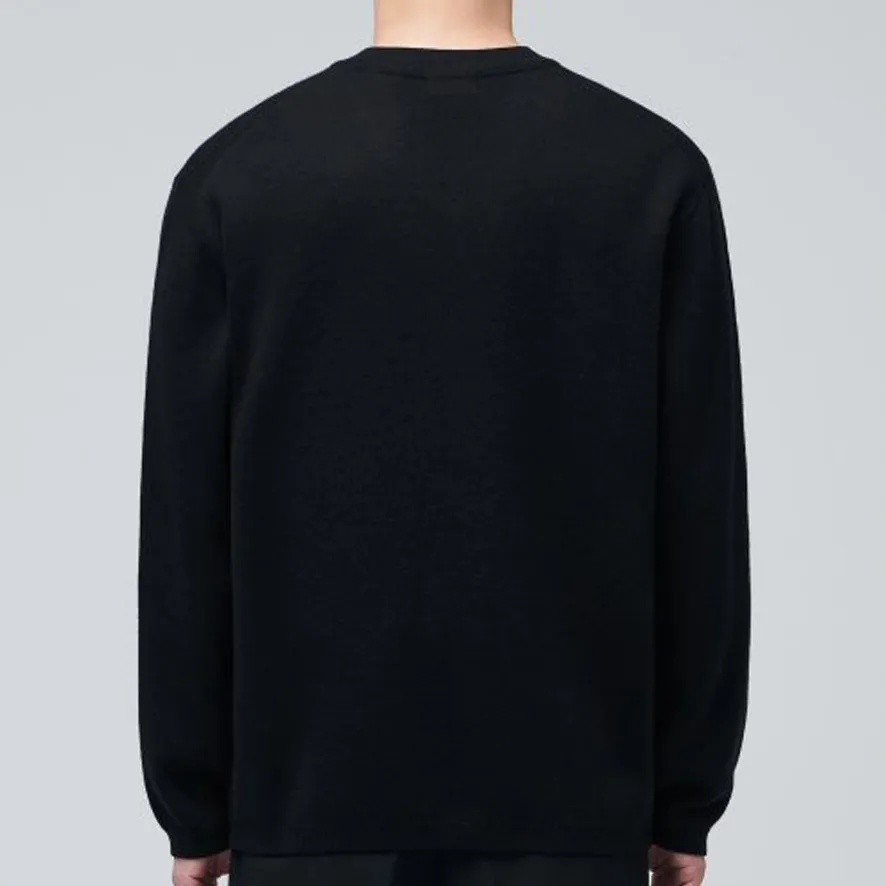 MUSINSA STANDARD  |Wool Nylon Street Style V-Neck Long Sleeves Plain Sweaters