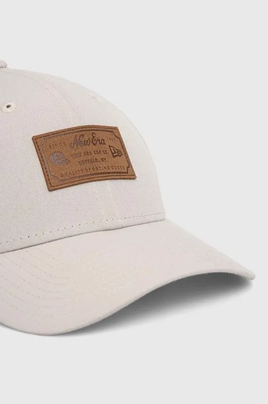 New Era baseball cap beige color