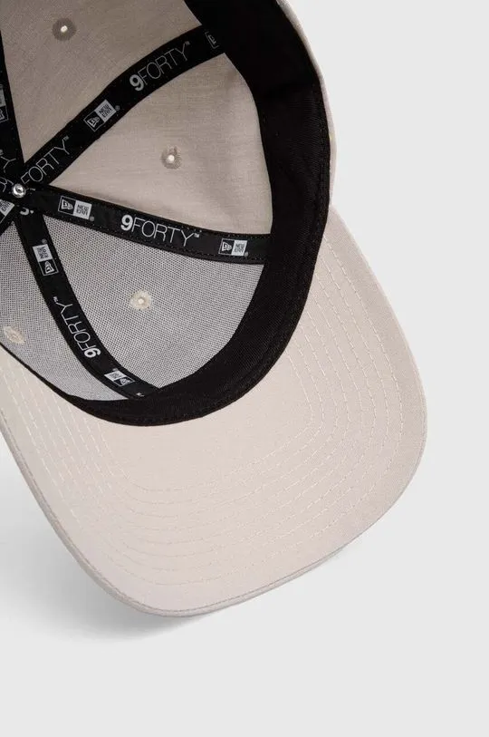 New Era baseball cap beige color