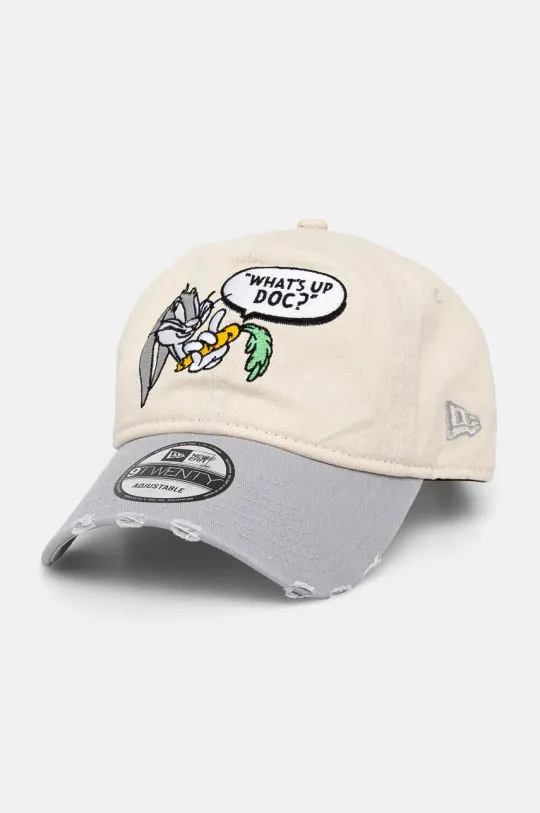 New Era baseball cap BUGS BUNNY beige color with an application 60565325